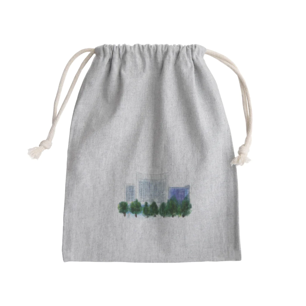 maruno-shopの丸の内2 Mini Drawstring Bag