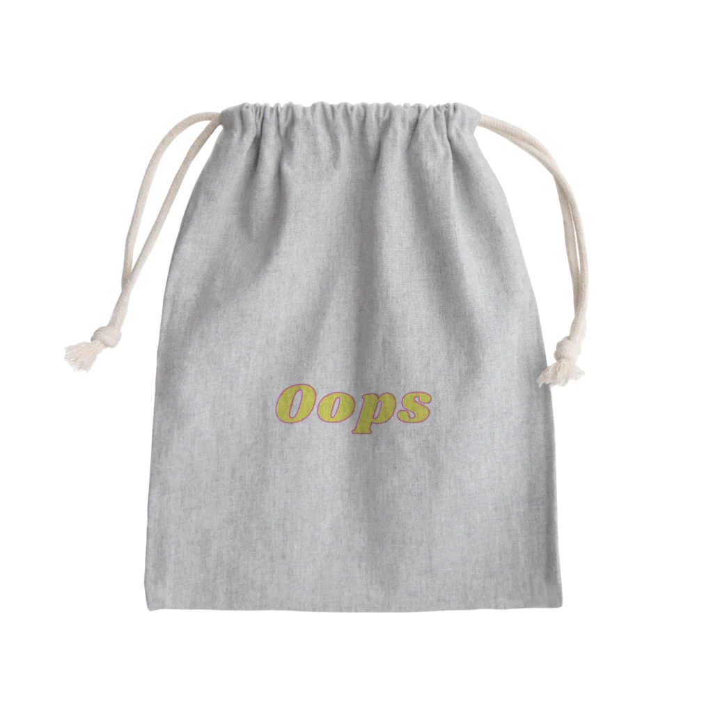 クマがえるのoops Mini Drawstring Bag