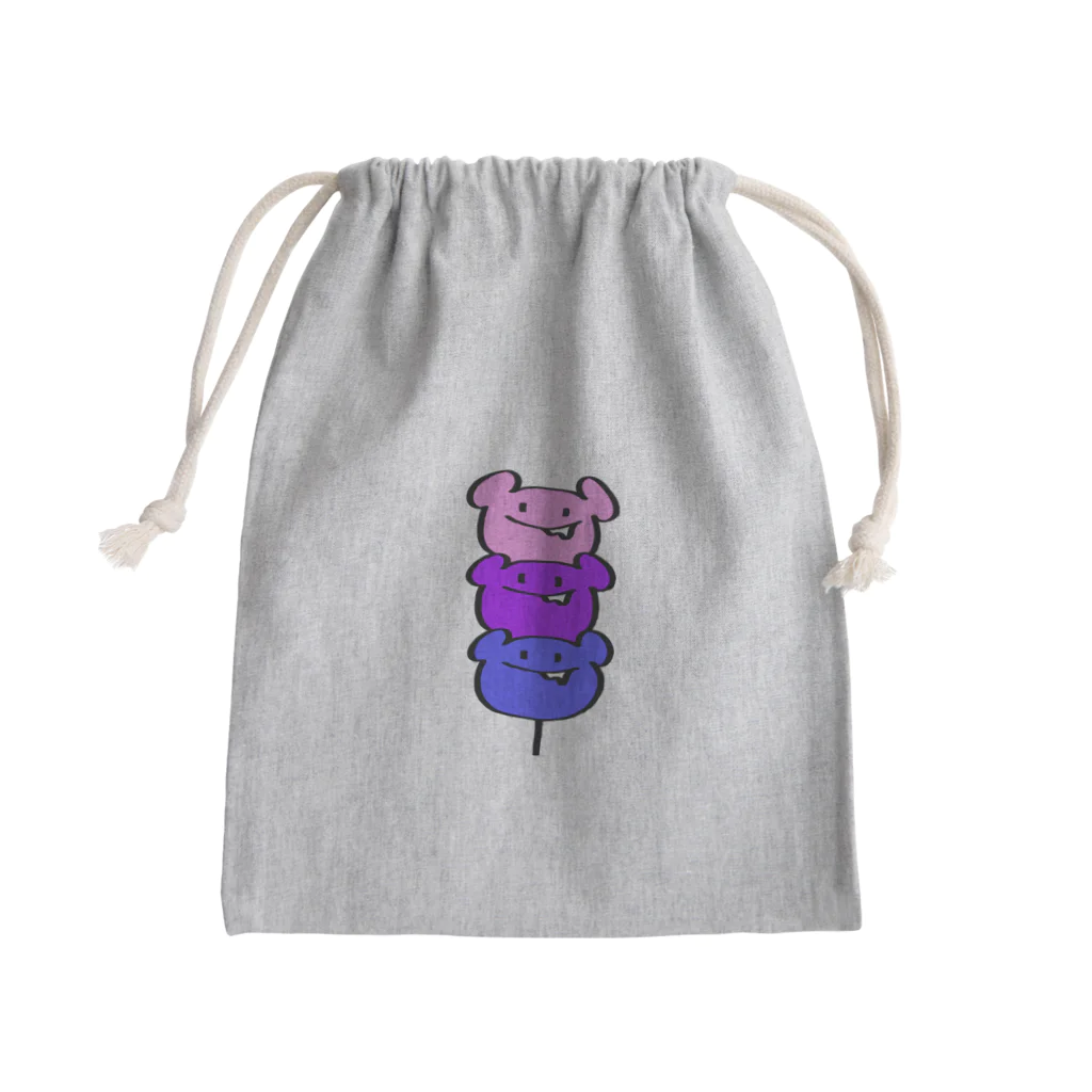 1000屋のカロリーベアだんご Mini Drawstring Bag