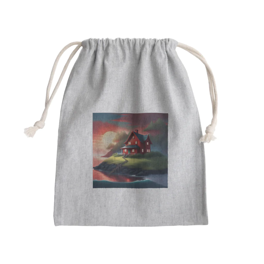 respect-tの幻想的な家 Mini Drawstring Bag