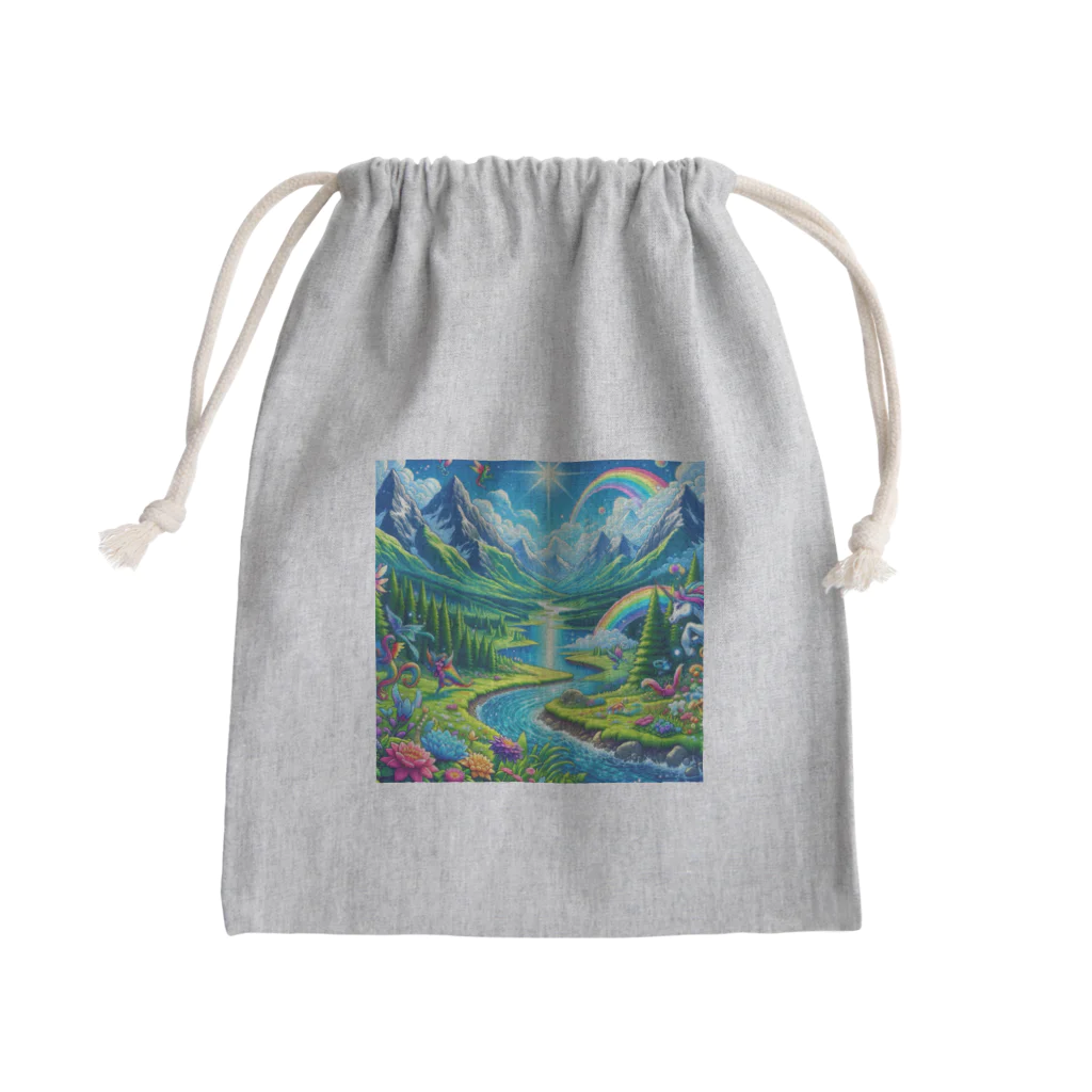 タマちゃんのファンタジーな世界 Mini Drawstring Bag