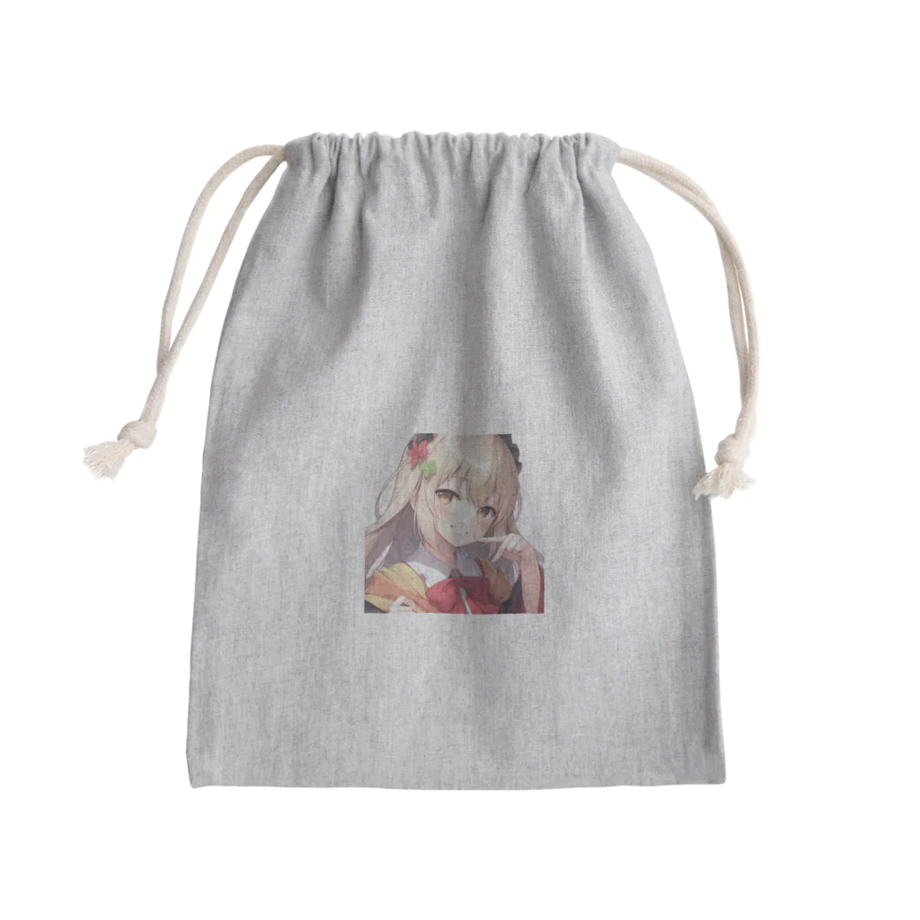 中原ひろふみの永遠の美少女 Mini Drawstring Bag