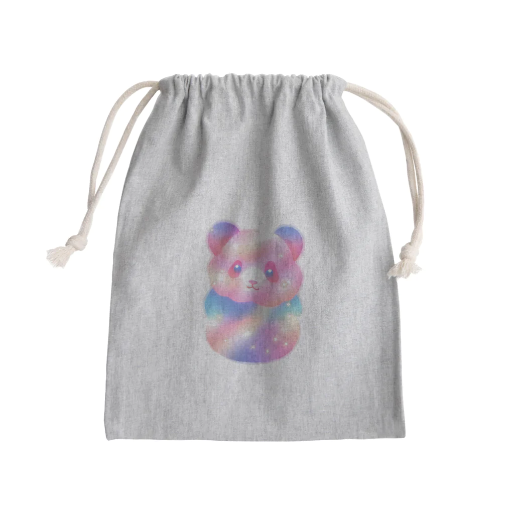 ゆめかわSHOPの（パンダ）ふわふわわたあめ動物園 Mini Drawstring Bag