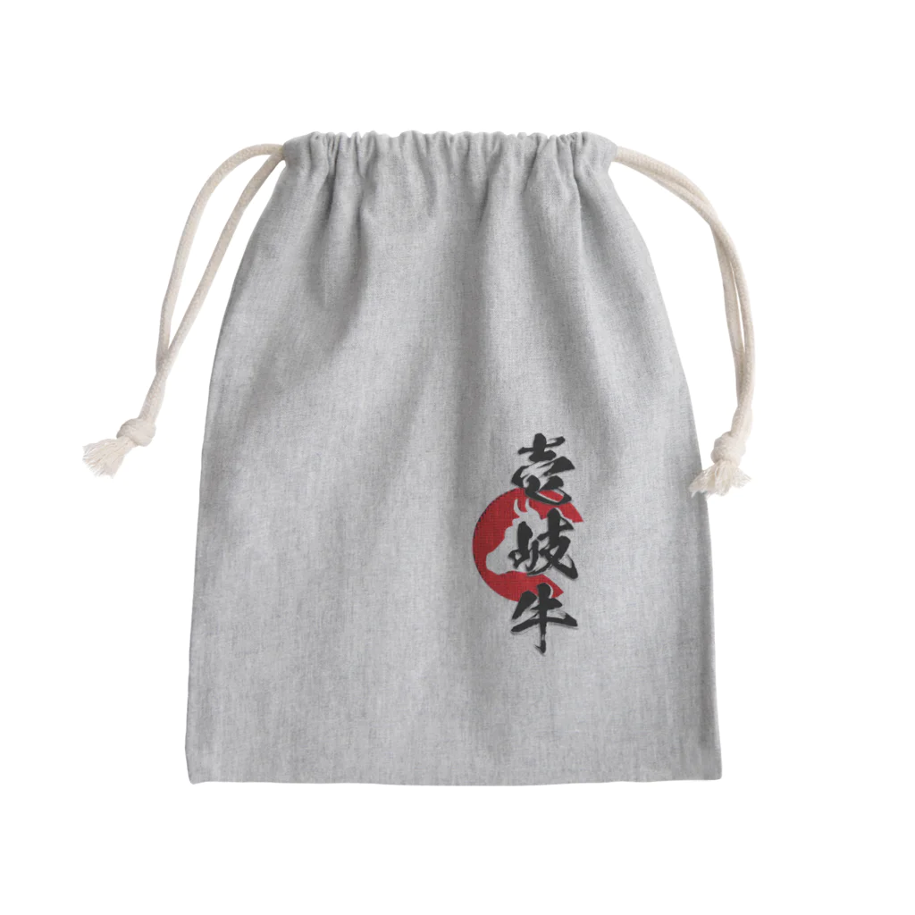 blue-birdの壱岐牛 Mini Drawstring Bag