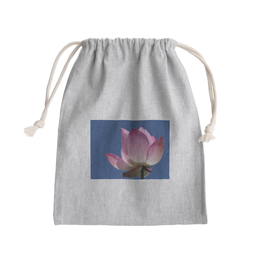 華の青空に蓮 Mini Drawstring Bag