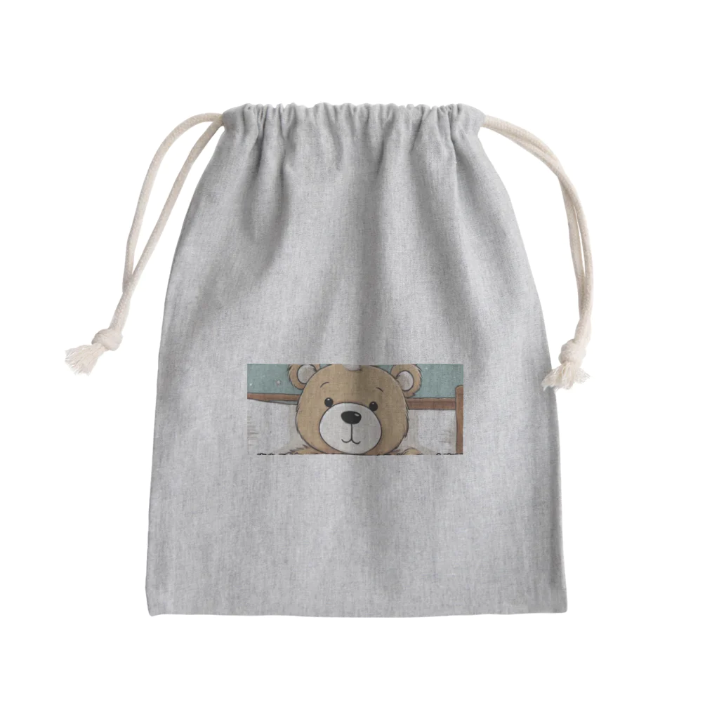 クマのおつまみ777のクマちゃん Mini Drawstring Bag