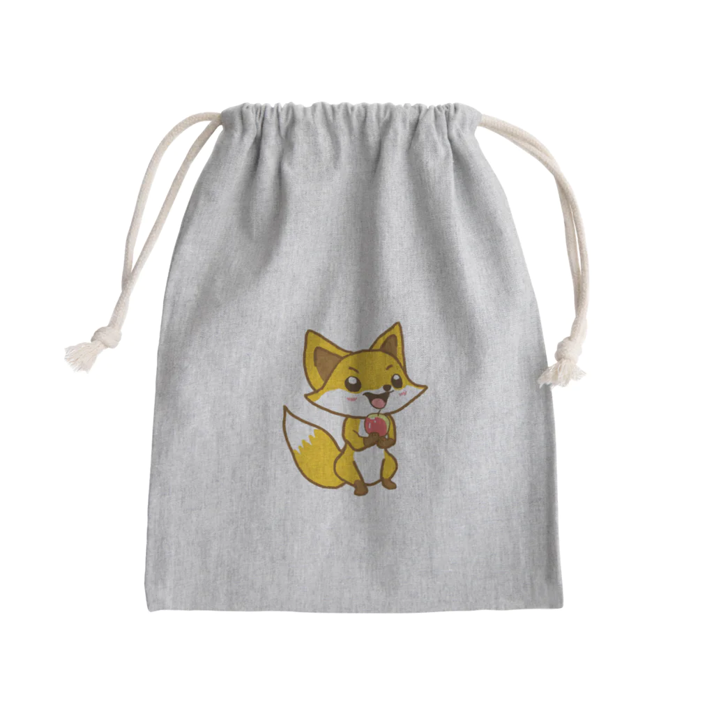 フォックスのきつねショップのはいどうぞ、きつねさん Mini Drawstring Bag