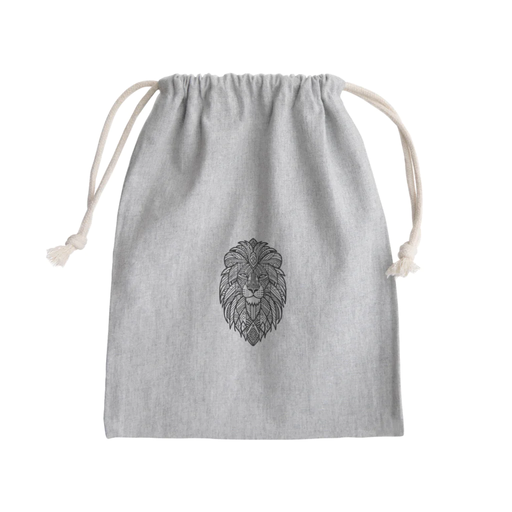 イケイケアニマルsのジオライオン Mini Drawstring Bag