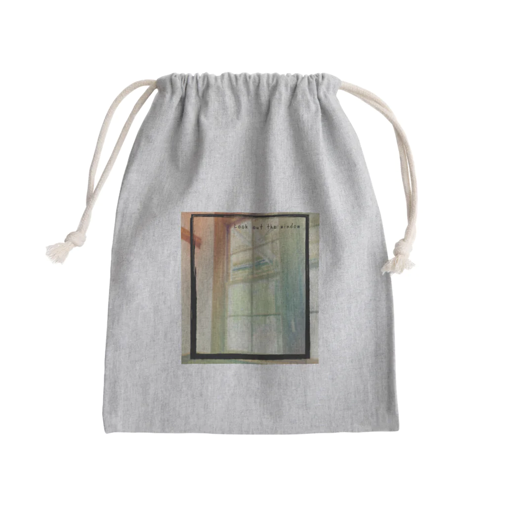 Fumi_noconocoのLook out the window Mini Drawstring Bag