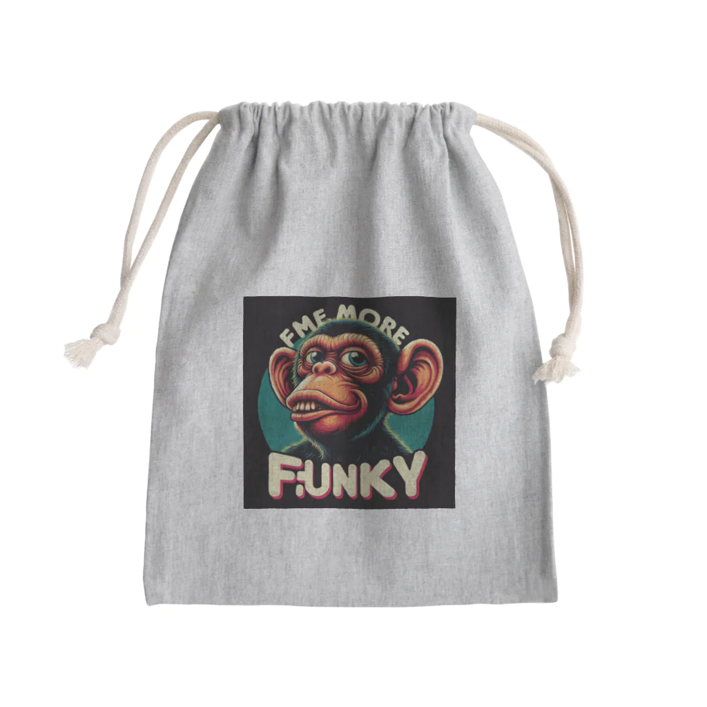 k.a.u.j.7のFUNKYなサルが登場 Mini Drawstring Bag