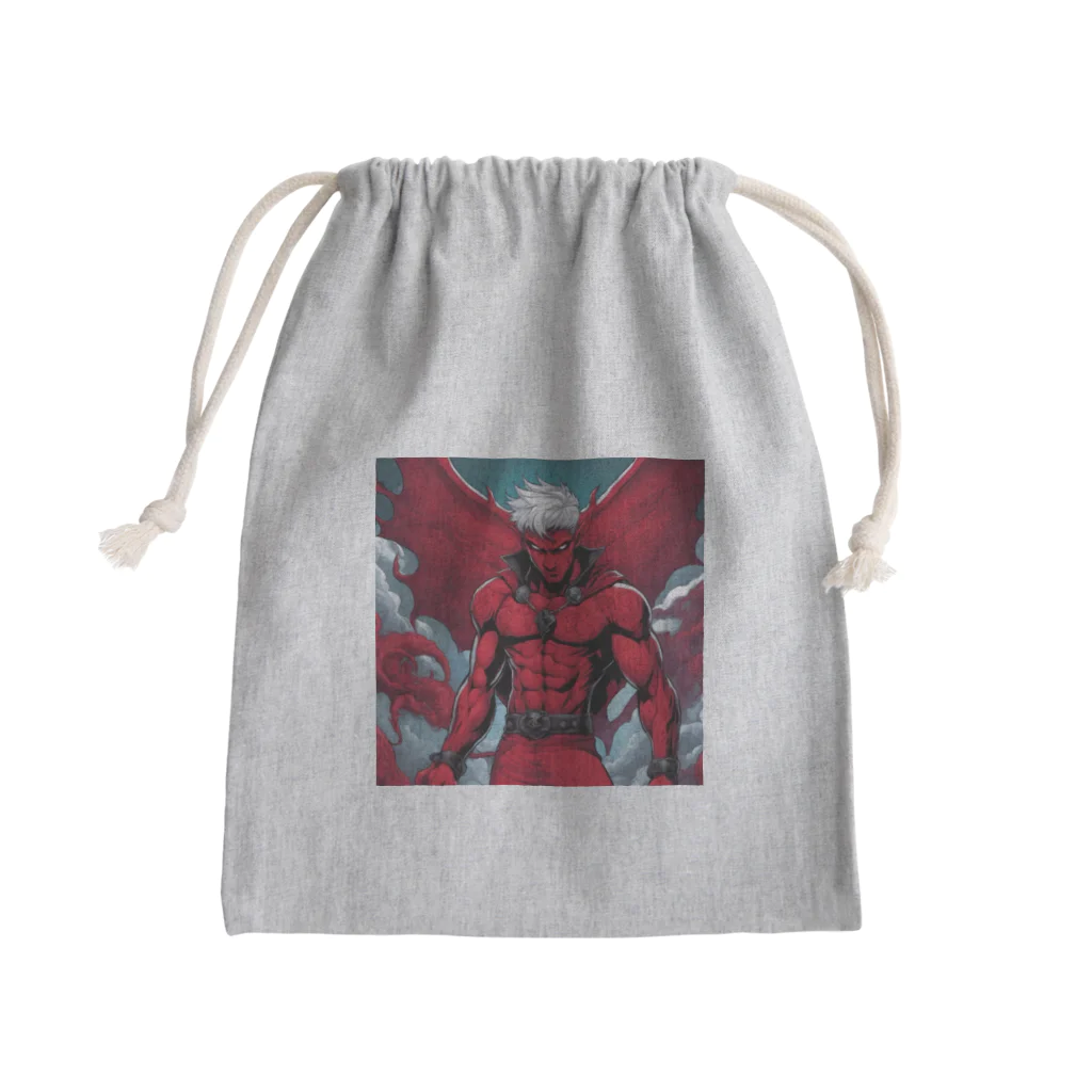 taturou-11777の赤い悪魔 Mini Drawstring Bag