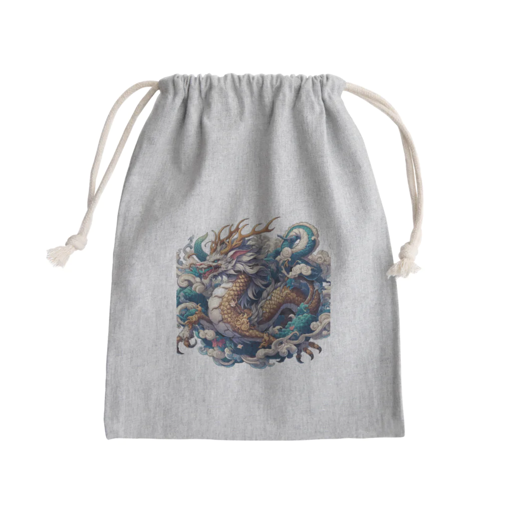 Lovers-chapelの【かっこいい麒麟が登場！】 Mini Drawstring Bag