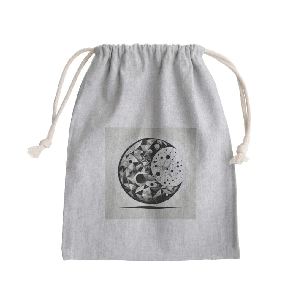 BochiBoochi-walkerのジオメトリーA9 Mini Drawstring Bag