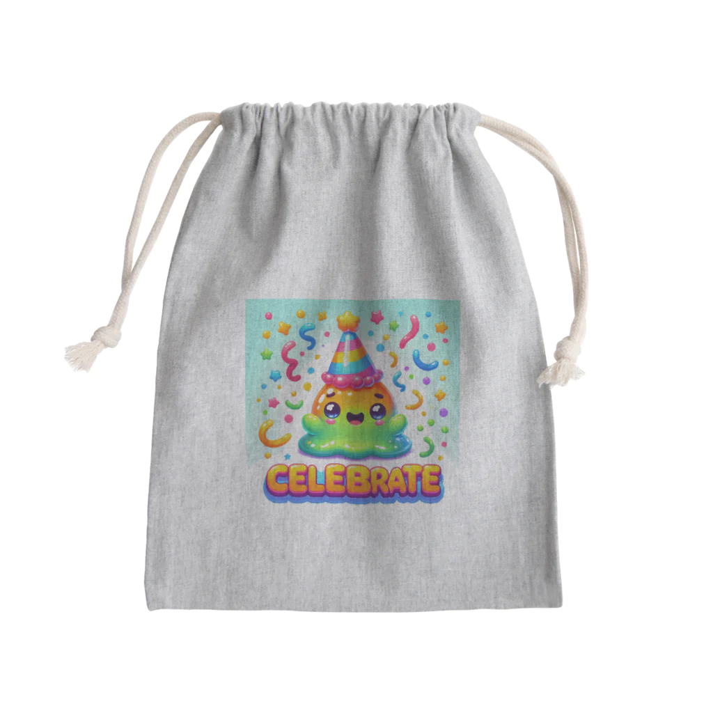 スライムショップのパーティースライム Mini Drawstring Bag