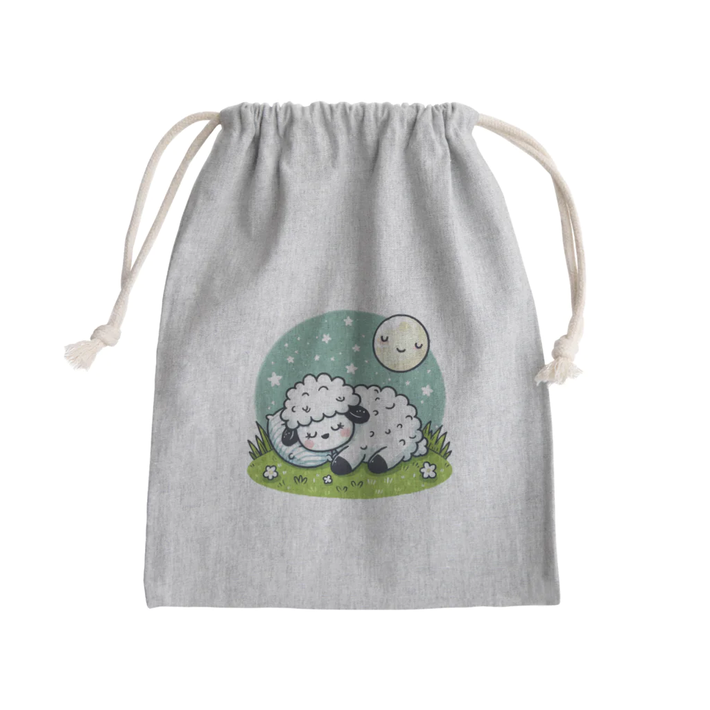 星パンダショップのすぴすぴひつじ Mini Drawstring Bag