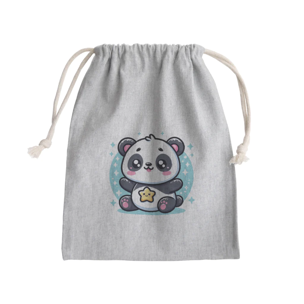 星パンダショップのきらきら星パンダ Mini Drawstring Bag