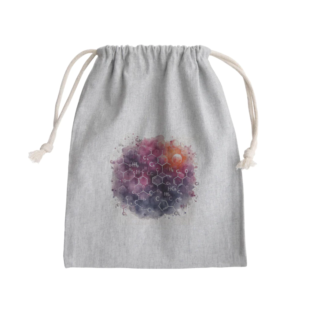 science closet（科学×ファッション）の惑星の化学反応式 Mini Drawstring Bag