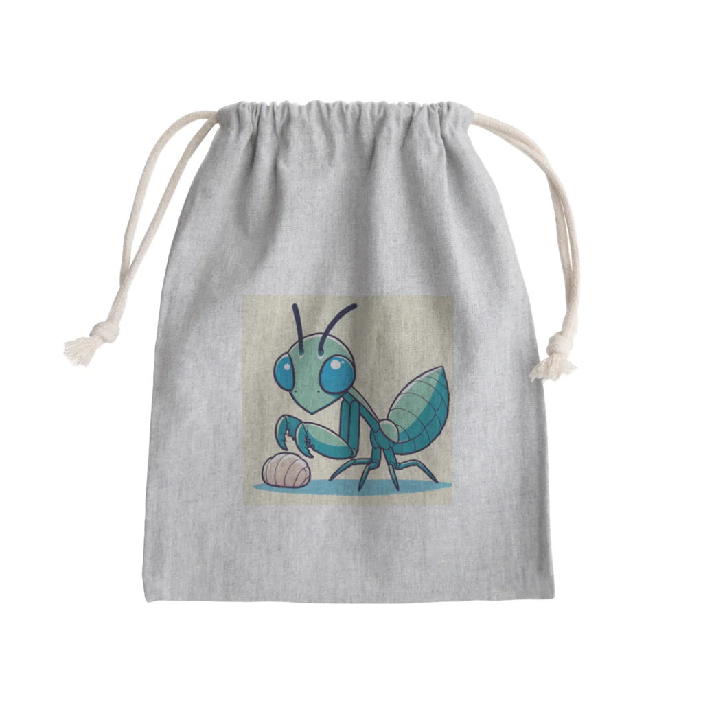 26g1のカマキリの姿はまさにダイナミック Mini Drawstring Bag