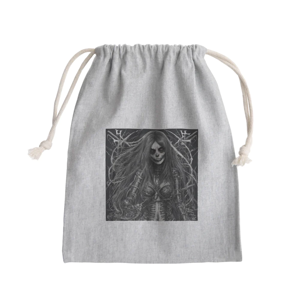 Death Metal Girls Collection ＝DMGC＝のdeath metal girl ＝Michele＝ Mini Drawstring Bag