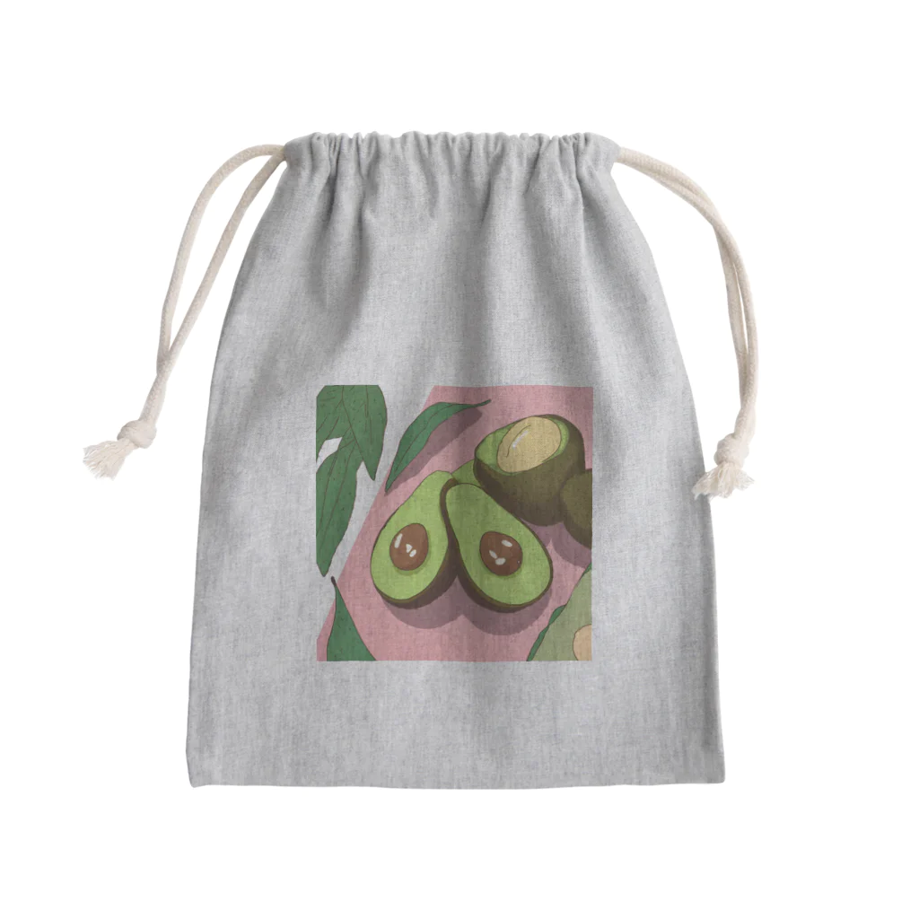 ai美女ショップのアボカド Mini Drawstring Bag