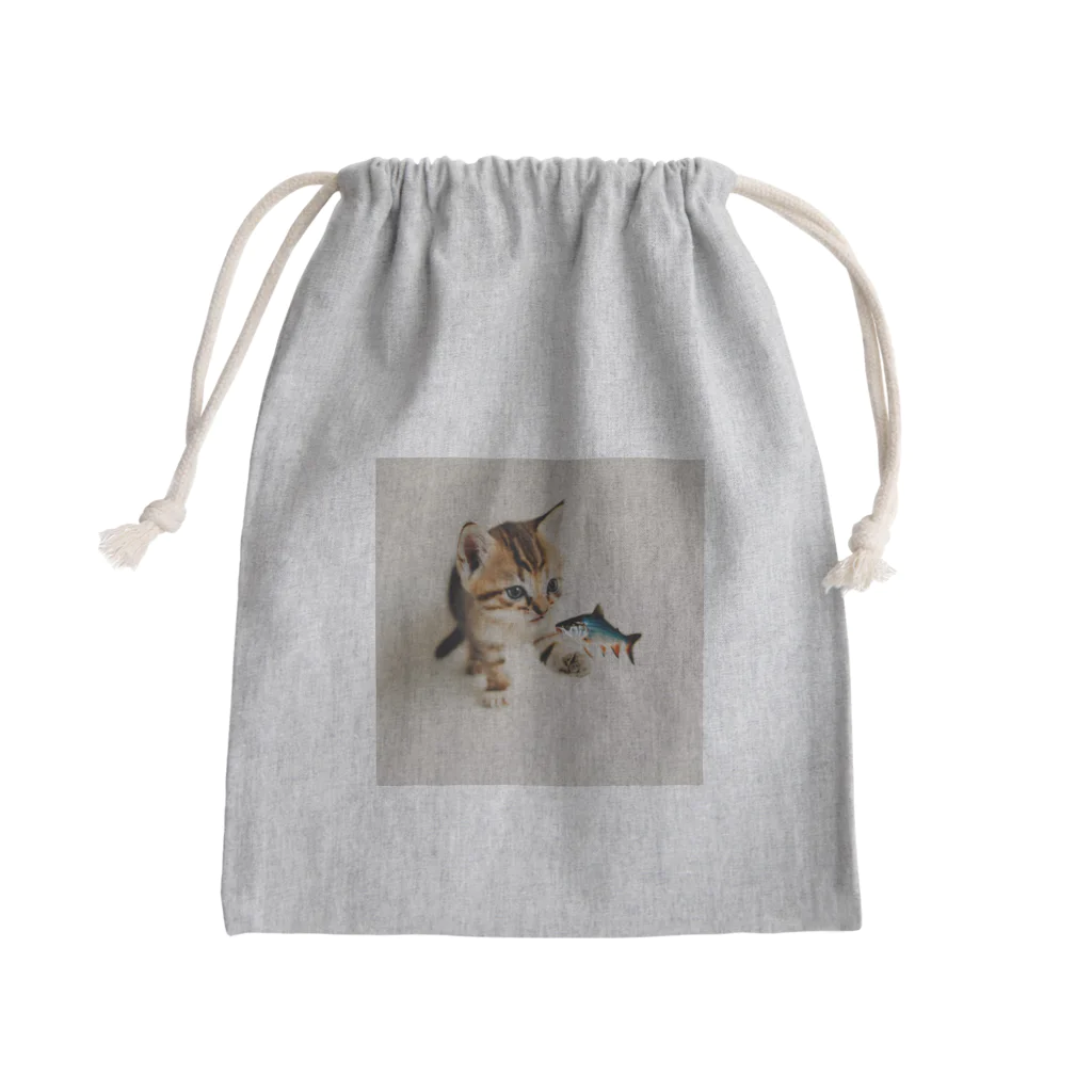 ai美女ショップの子猫のくーちゃん🐈 Mini Drawstring Bag