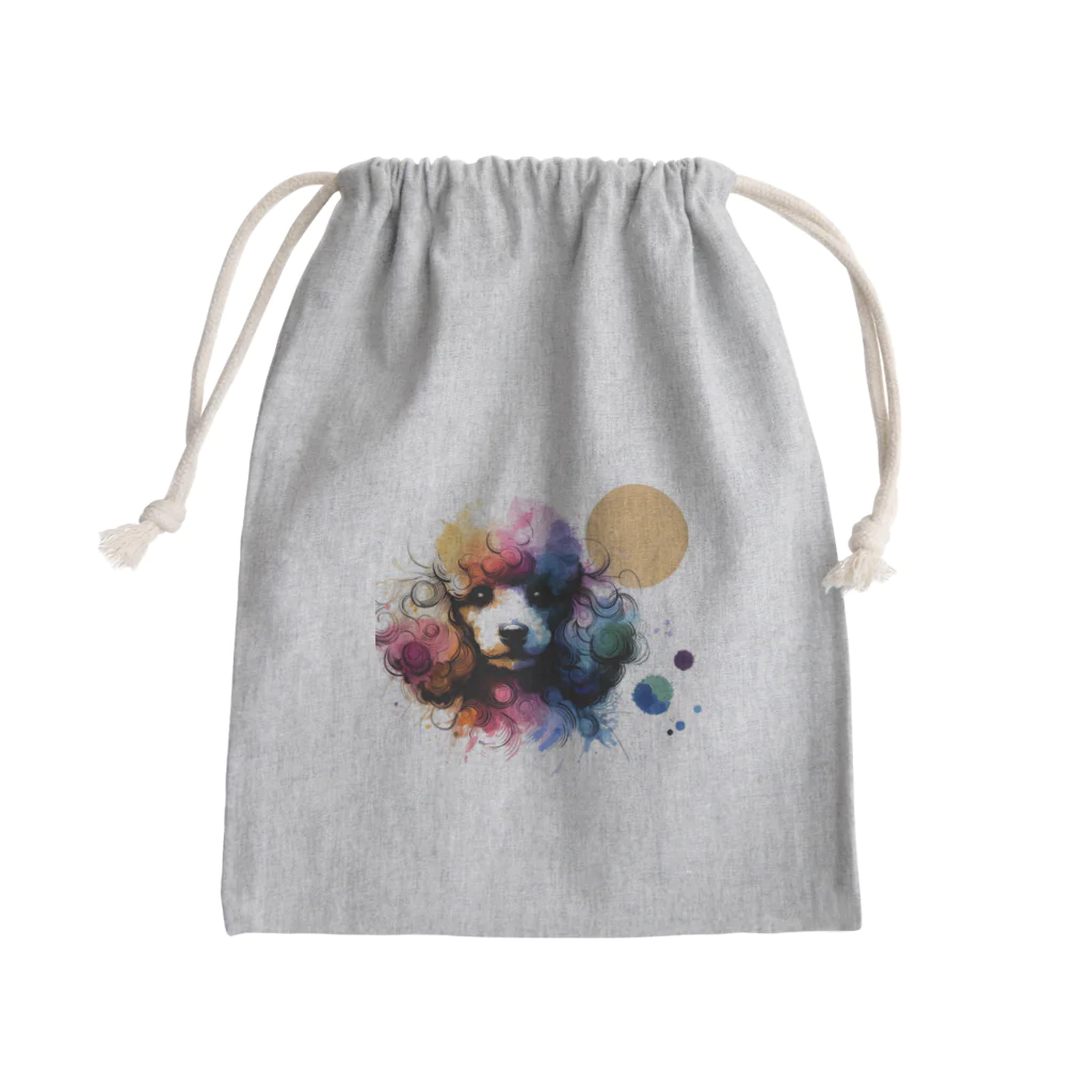 th9933thのトイプードル Mini Drawstring Bag