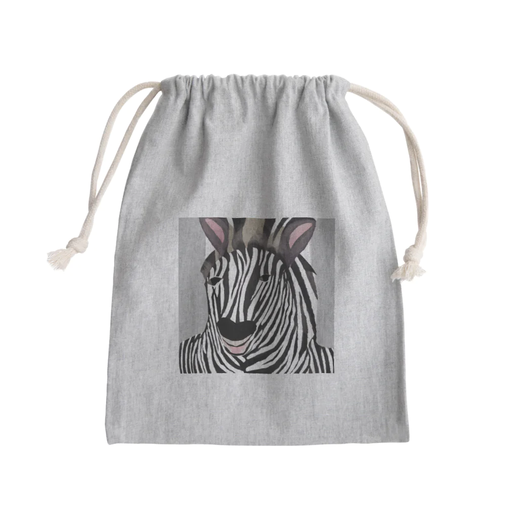 Miri Miriのシマウマ Mini Drawstring Bag