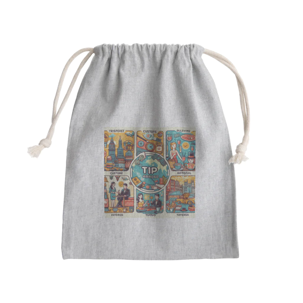 べっちまる | おでかけの流儀のTIP ABROAD Mini Drawstring Bag