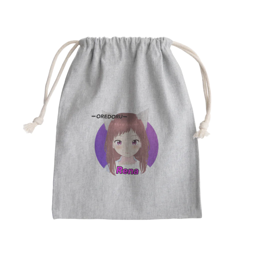 CASPROSTORESのYouTubeアニメ『俺ドル』キャラグッズ レナA Mini Drawstring Bag