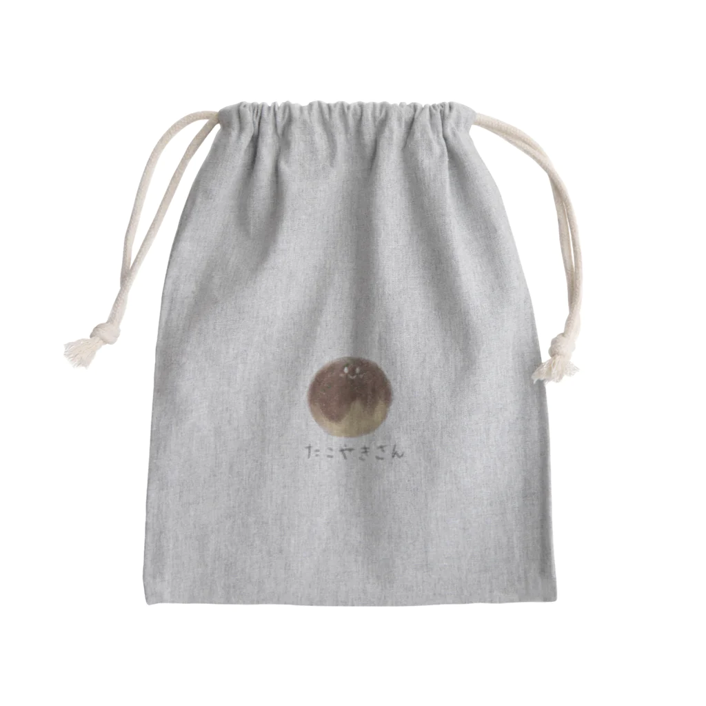 Sky_fumiのたこやきさんのやさしいTシャツたち Mini Drawstring Bag