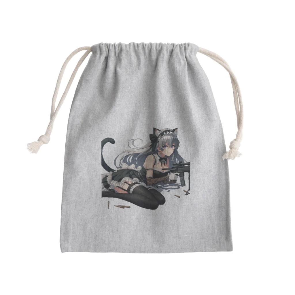 cray299の闘う猫メイド🐾5 Mini Drawstring Bag