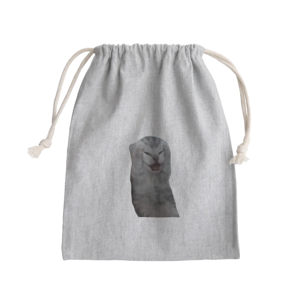 猫ミームグッズの絶望する子猫 Mini Drawstring Bag