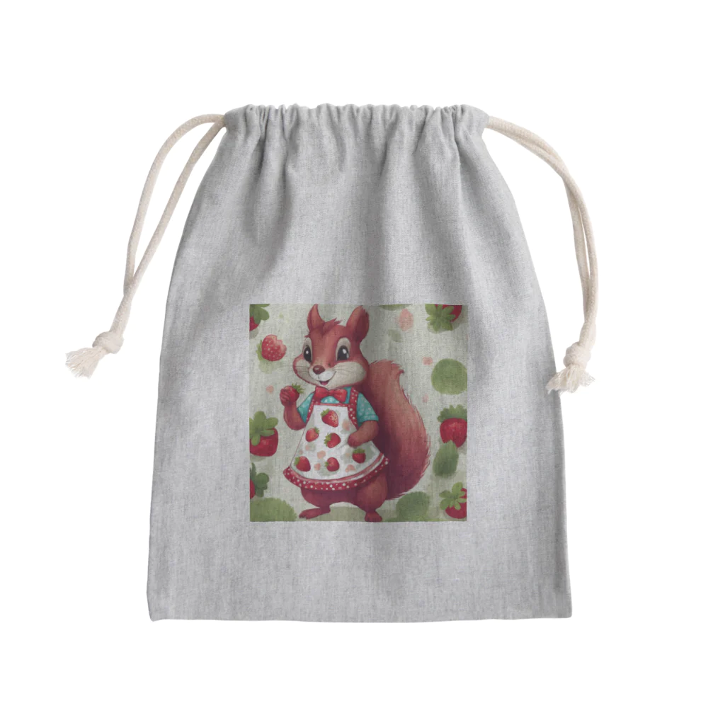 mari0909の可愛らしいシマリス Mini Drawstring Bag