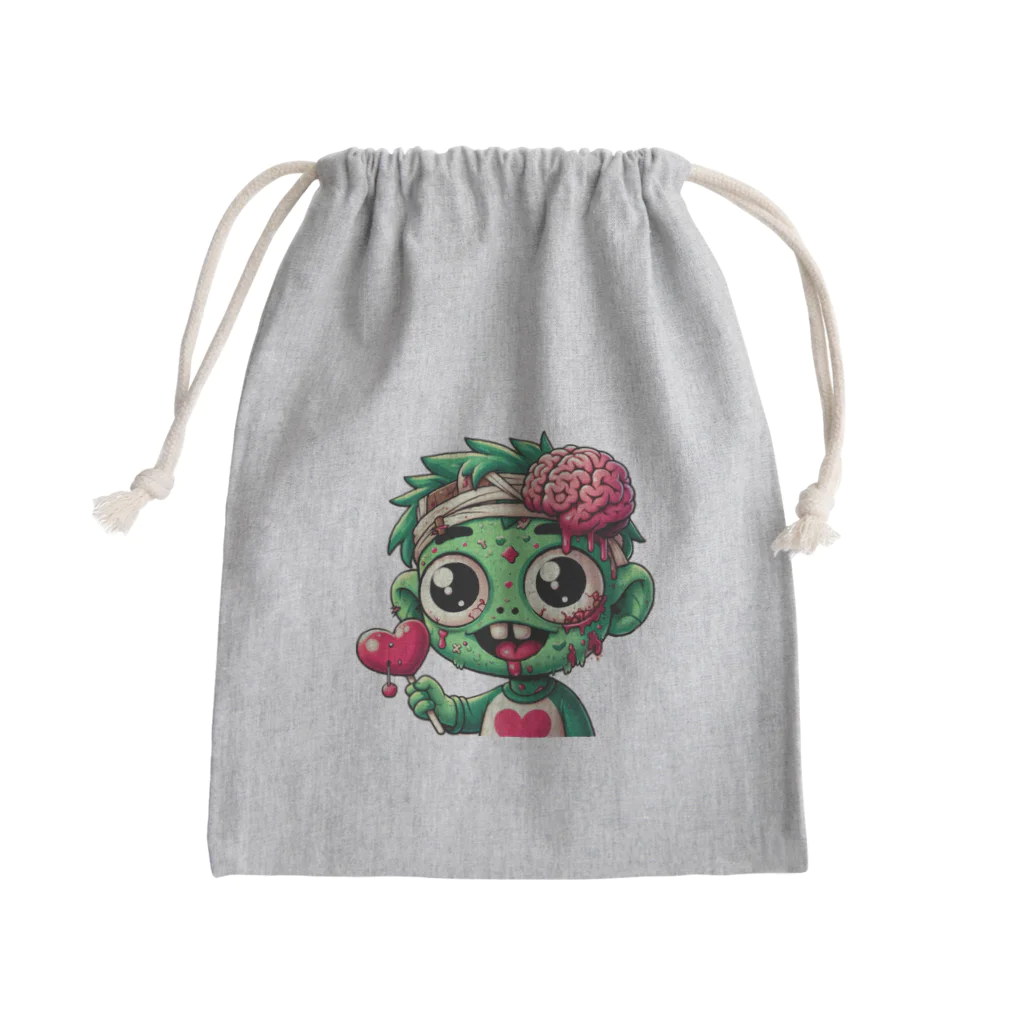 ピクセルパレットのゾンビちゃん Mini Drawstring Bag