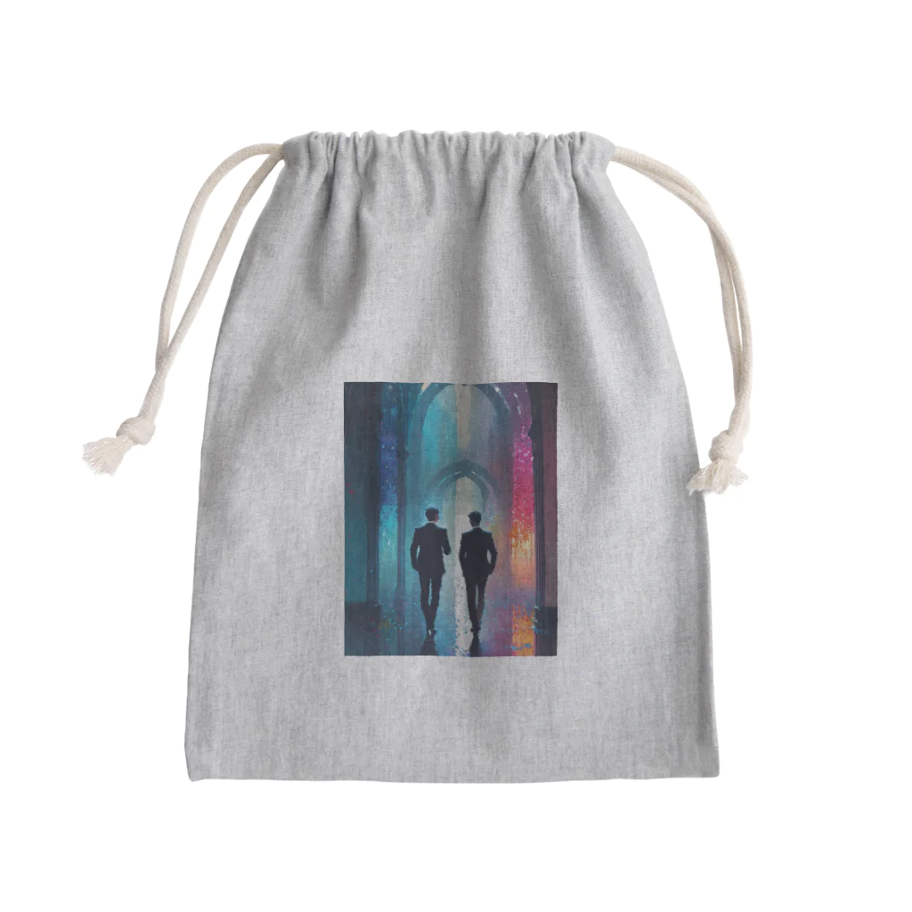 GreenCrystalの相棒 Mini Drawstring Bag