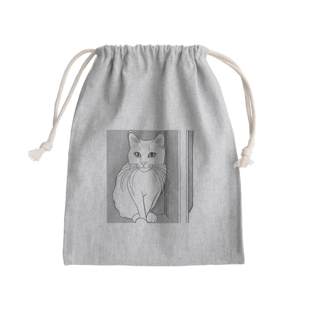 uq230528_suzuのネコ３ Mini Drawstring Bag