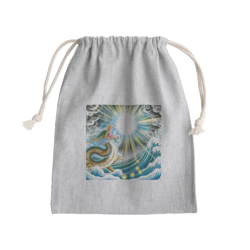 the blue seasonの運命を呼ぶ龍の咆哮 Mini Drawstring Bag