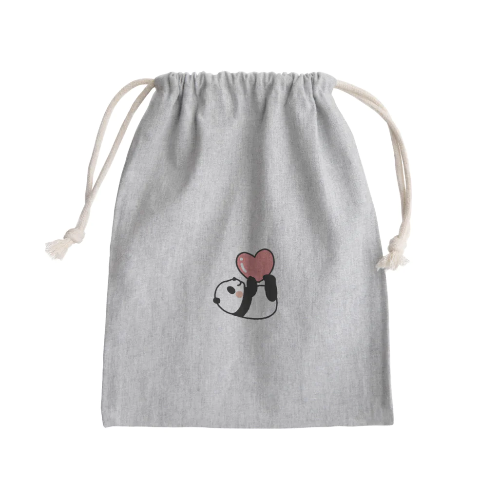 fuwariのあいらぶパンダ Mini Drawstring Bag