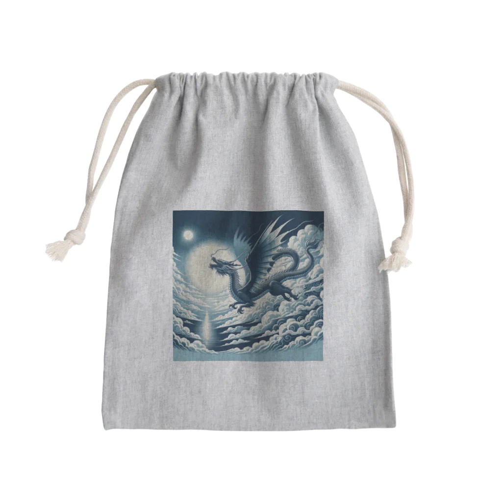 the blue seasonの雲を越えし野望の龍 Mini Drawstring Bag