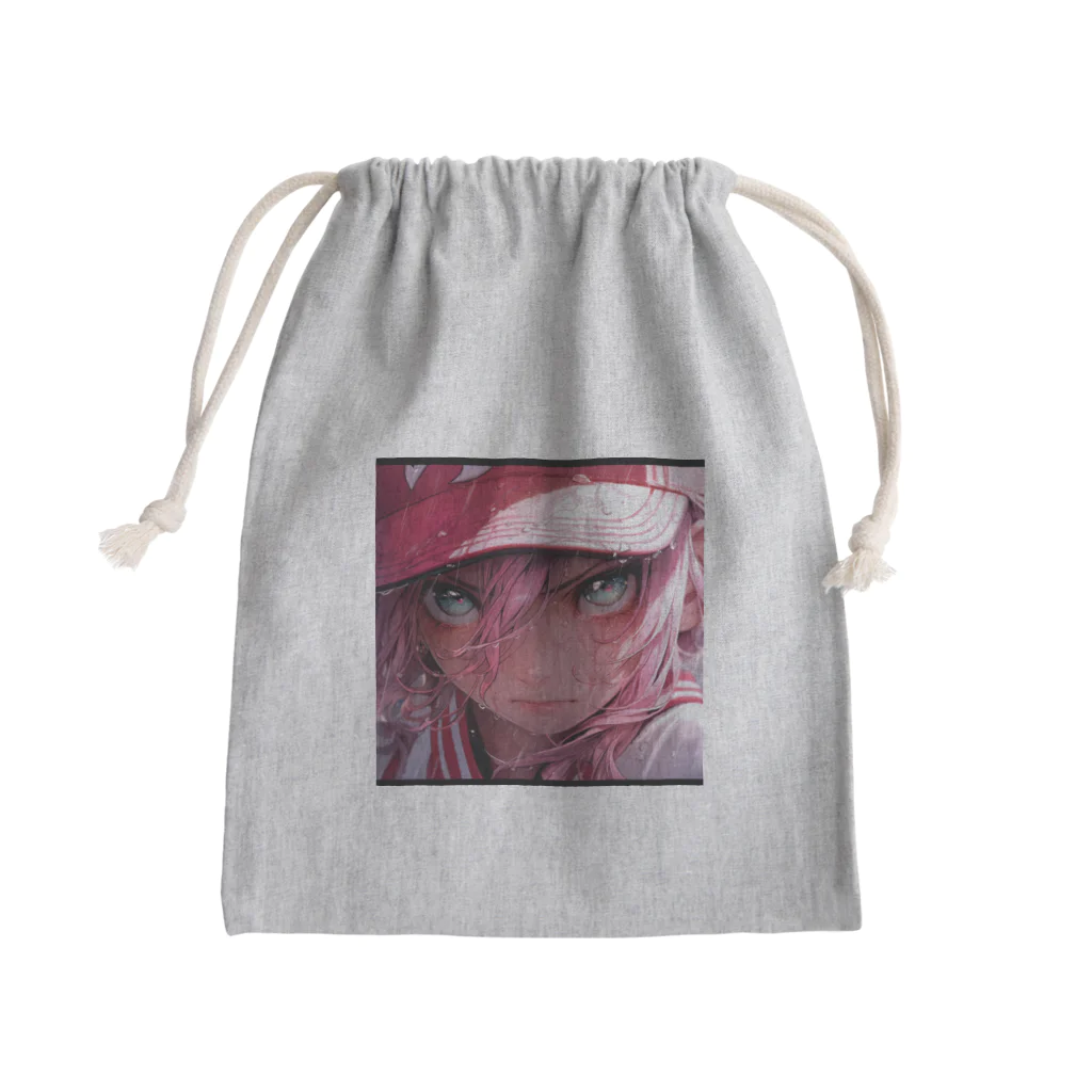 ぶーたんの熱血少女の燃える情熱 Mini Drawstring Bag