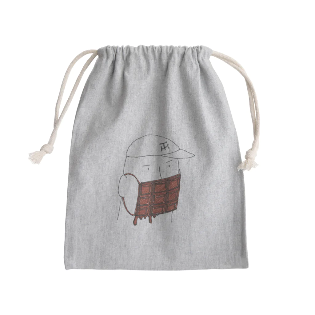 The Innovation ShopのチョコマスクBOY Mini Drawstring Bag