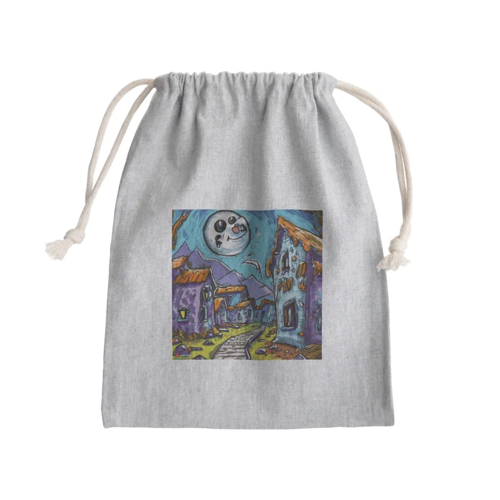 Paonのズーのゾンビくんの町 Mini Drawstring Bag