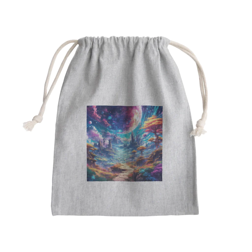 moon star ☪︎の異空間3 Mini Drawstring Bag