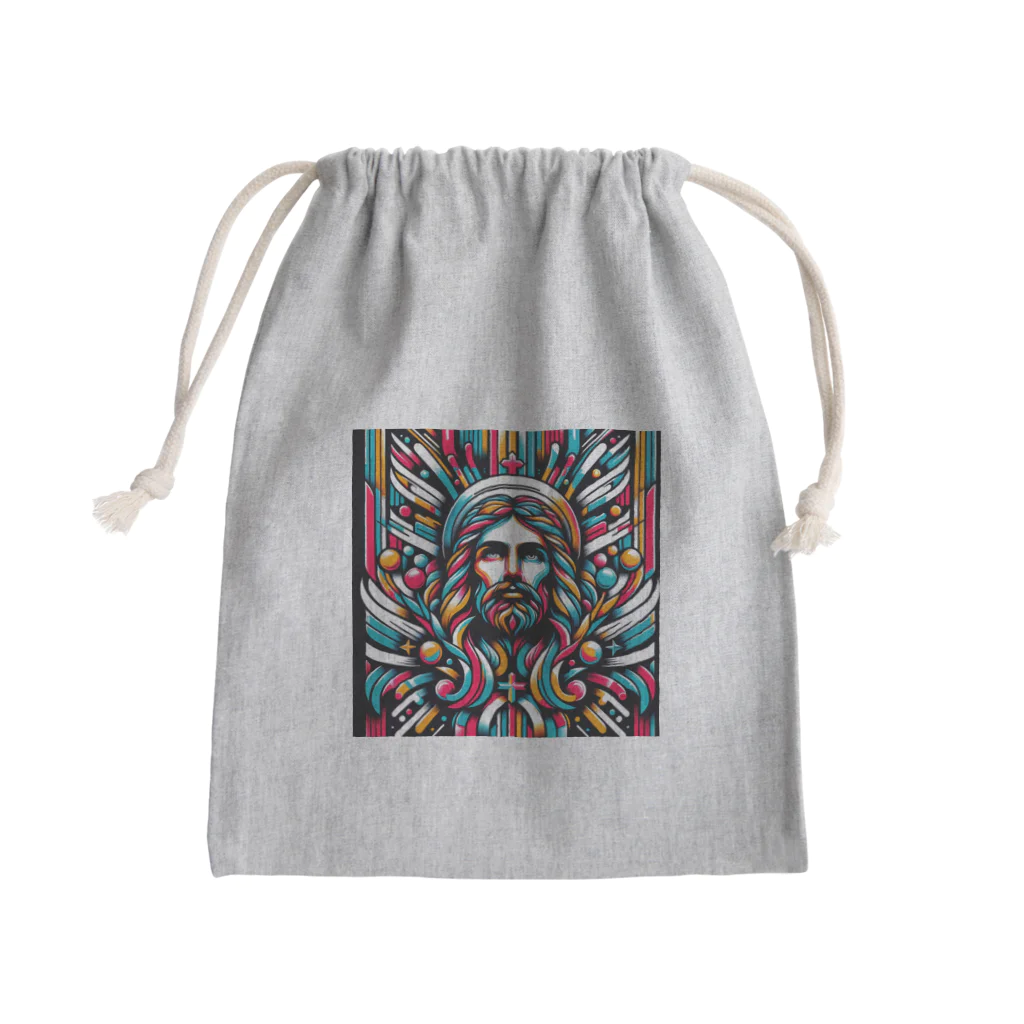 Kuris-DesignのThanks GOD,I'm alive. Mini Drawstring Bag
