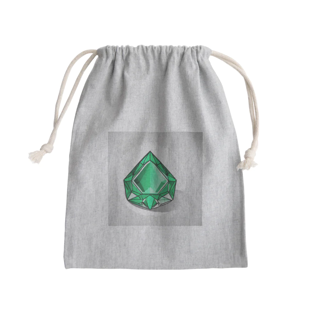 jewel_beのエメラルド Mini Drawstring Bag