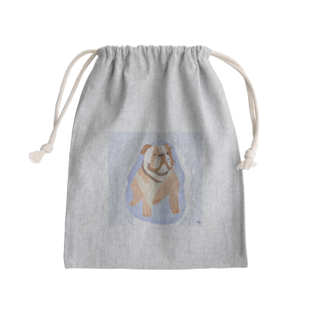 チップちゃんのブルドッグくん Mini Drawstring Bag