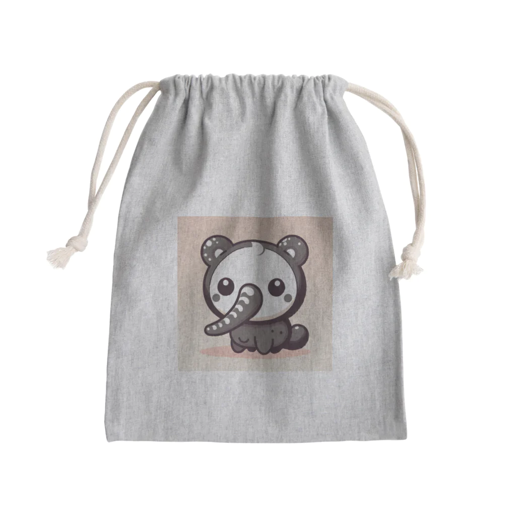 gogodiggerのゾウパンダ Mini Drawstring Bag