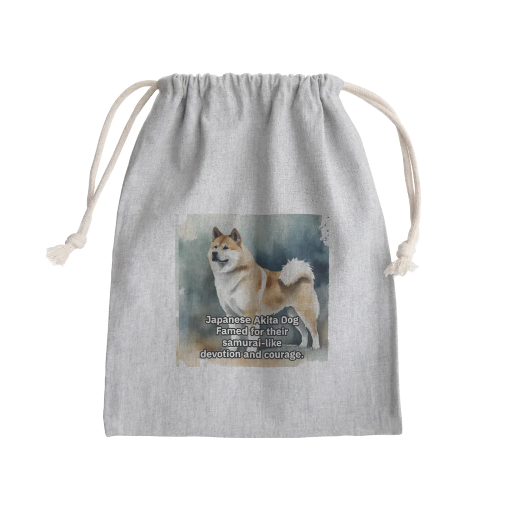 宗乙商店のSamurai Dog Mini Drawstring Bag