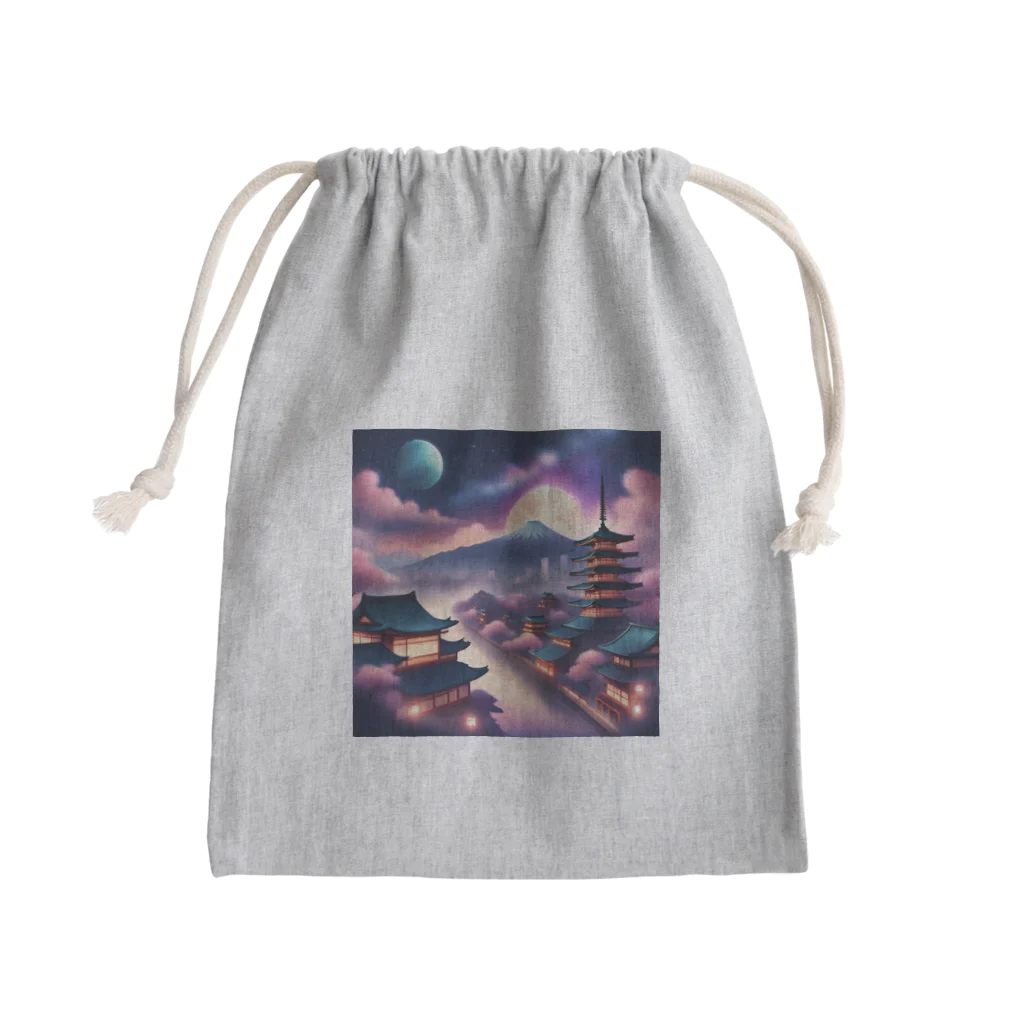 WifebearのJapan Galaxy Mini Drawstring Bag