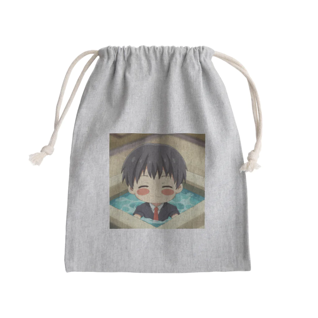 なお（ｻﾗﾘｰﾏﾝ）＠AI使って情報発信中の温泉＠サラリーマン Mini Drawstring Bag